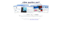 Desktop Screenshot of dequienes.com