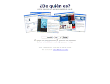 Tablet Screenshot of dequienes.com